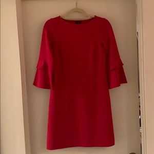 Beautiful red Ann Taylor holiday dress